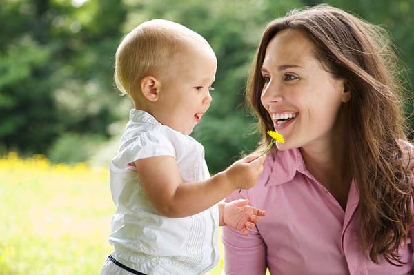 Portrait Of A Mother And Child