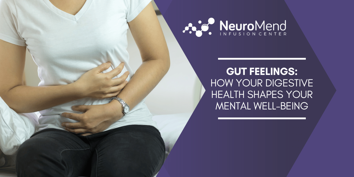 Woman holding stomach